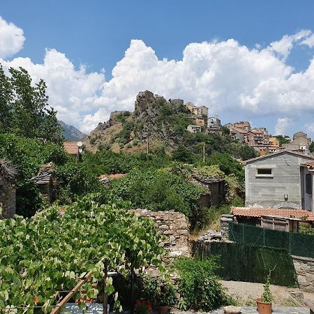 Maison Kyprea: Charming Duplex with Mountain View Terrace Corte  Exterior photo